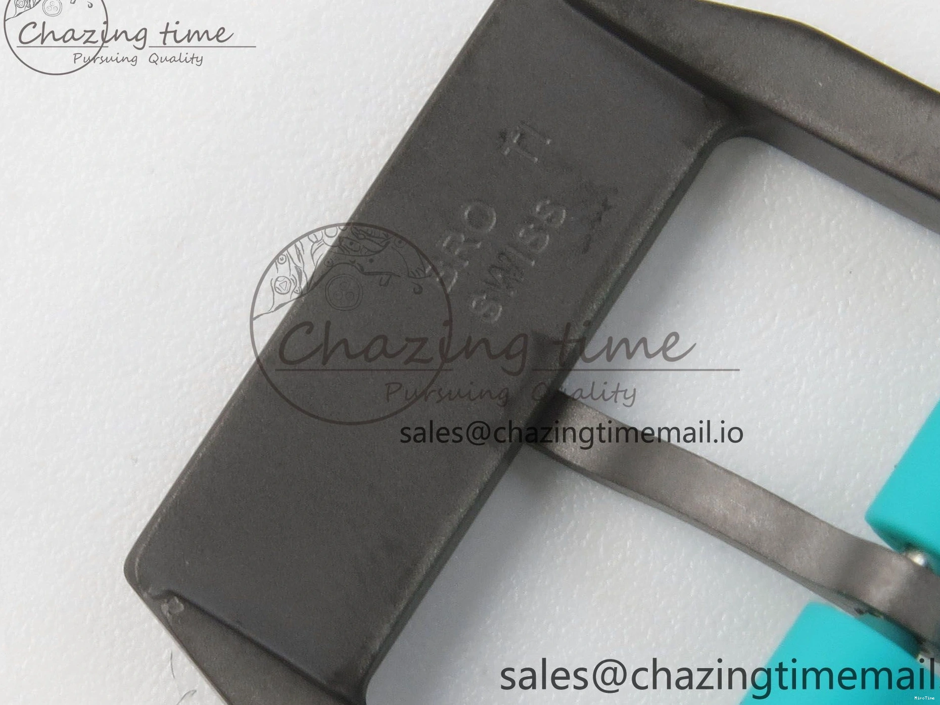 MIROTIME 1227 Pilot Mark XX BLSF 1:1 Best Edition Black Blue Dial on Blue Rubber Strap MIYOTA Sleek 6989